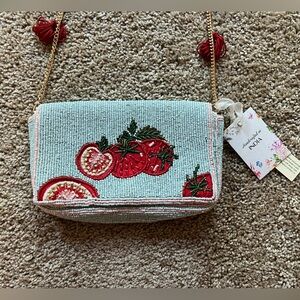 Beaded Tomato Bag NWT